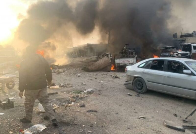 أرشيفية لانفجار بمدينة الحسكة السورية