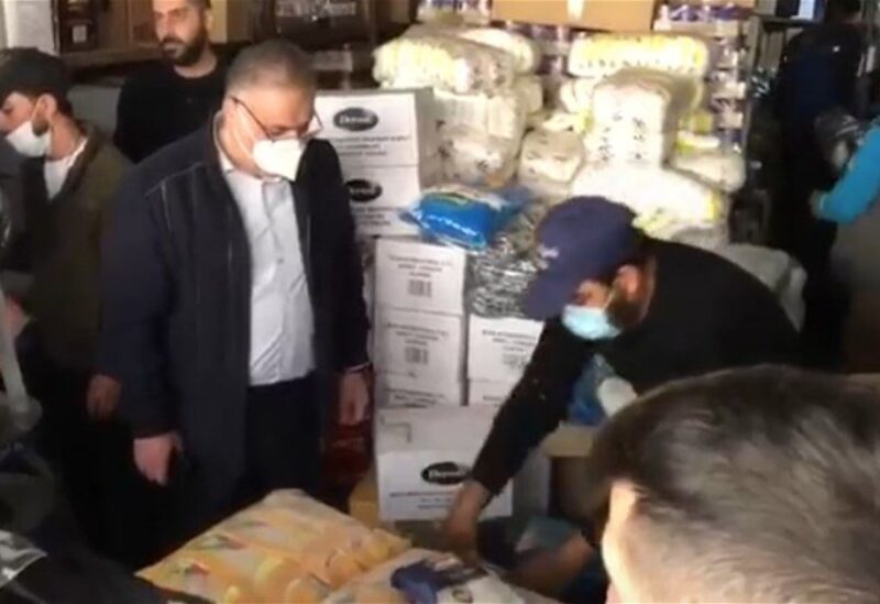 اقفال مستودع في الاوزاعي بالشمع الأحمر
