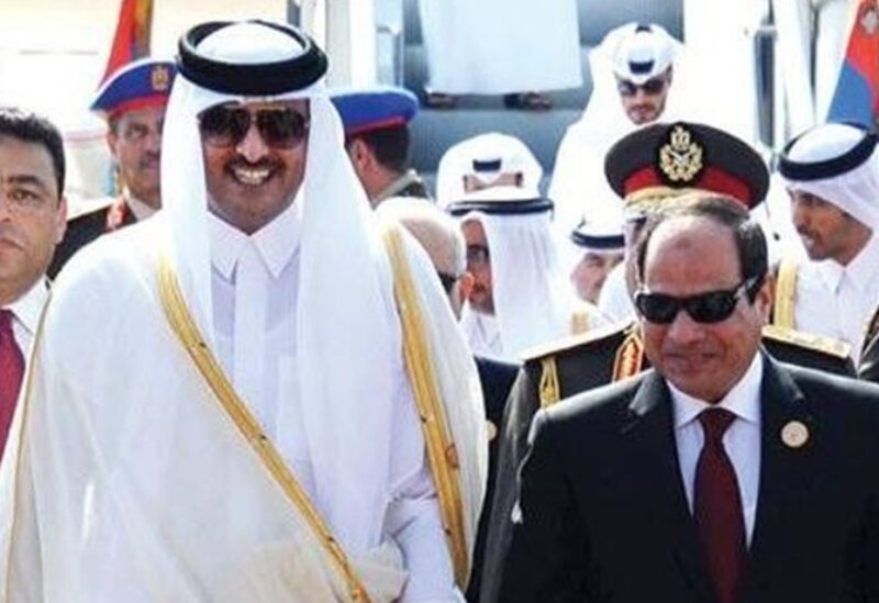 الأمير تميم بن حمد والرئيس السيسي - أرشيفية