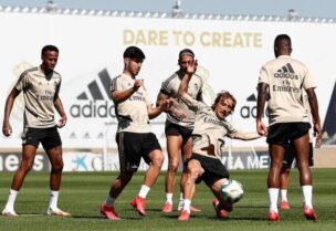 تدريبات فريق ريال مدريد- أرشيفية