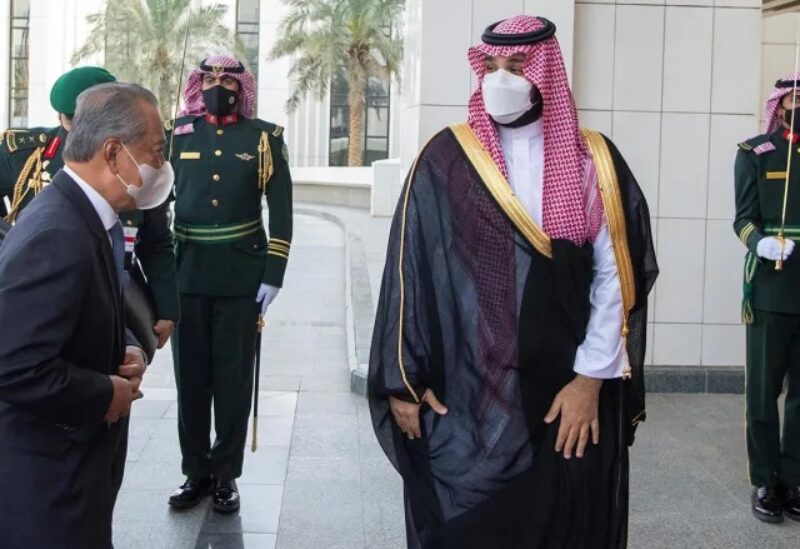 ولي العهد السعودي ورئيس وزراء ماليزيا