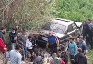 حادث مروع على طريق العبدة