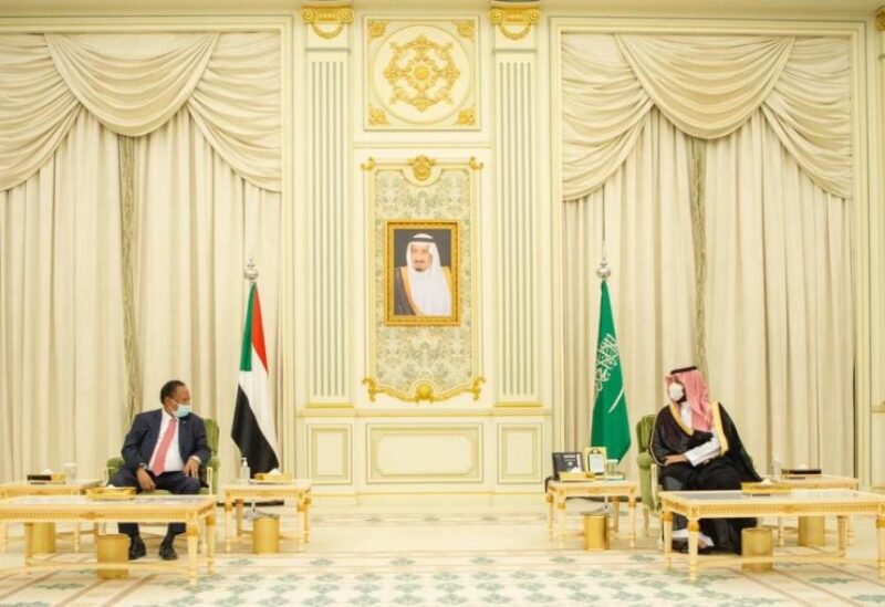الأمير محمد بن سلمان وعبدالله حمدوك