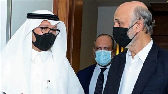 السفير السعودي وجعجع