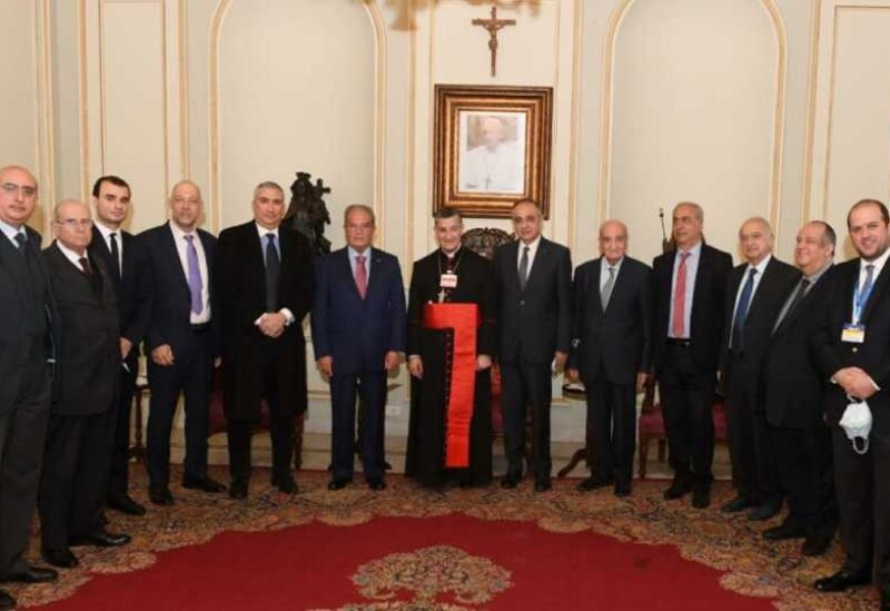 البطريرك الراعي ووفد الهيئة التنفيذية للمجلس العام الماروني
