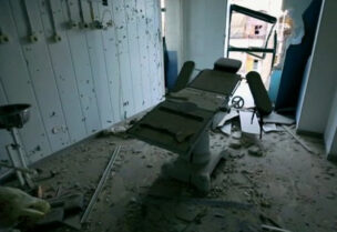 قصف مستشفى في سوريا