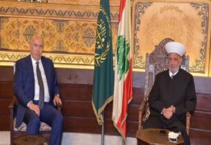 المفتي دريان وفؤاد مخزومي