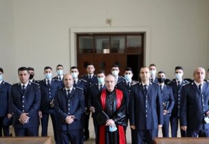 ضباط في الأمن العام أقسموا اليمين القانونية في قصر العدل في بيروت