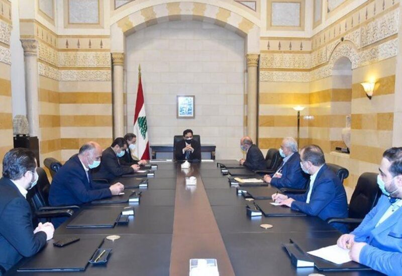 لقاء دياب مع نعمة ووفد عمالي نقابي