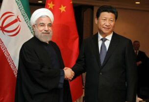 الرئيس الإيراني ونظيره الصيني