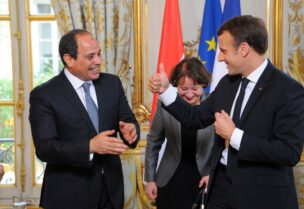 الرئيسان الفرنسي والمصري