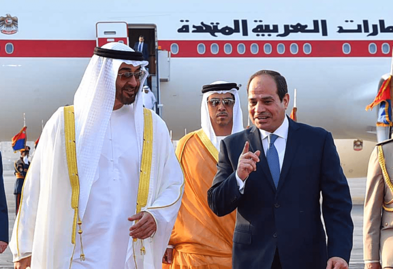 الشيخ محمد بن زايد والرئيس السيسي