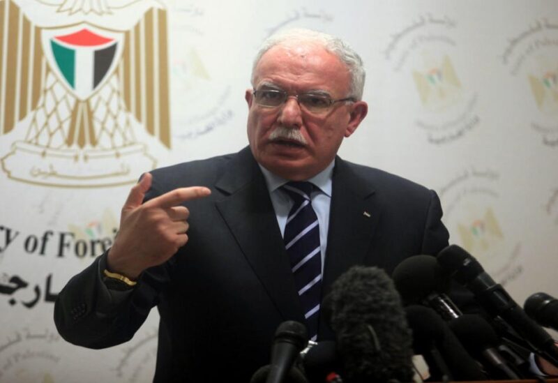 وزير الخارجية الفلسطيني رياض المالكي