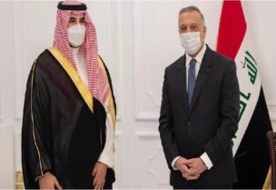 الأمير خالد بن سلمان ورئيس الوزراء العراقي