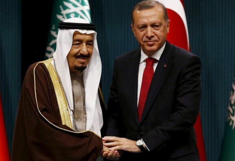 أردوغان والعاهل السعودي