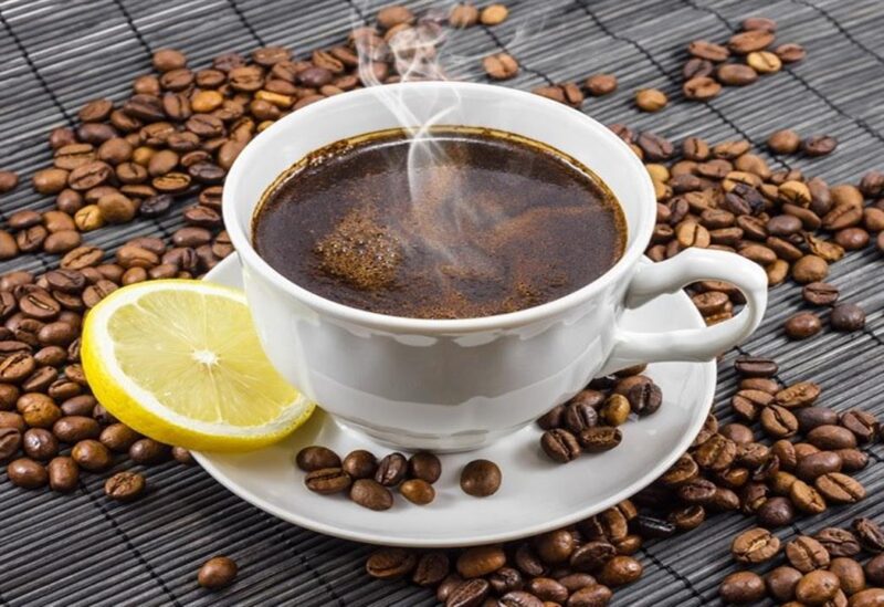 القهوة مع الليمون