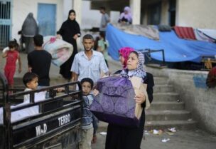 حالة نزوح جماعي في غزة جراء القصف الإسرائيلي
