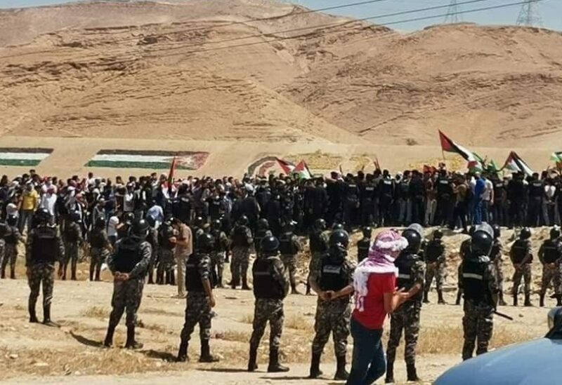 الحدود الاردنية مع فلسطين المحتلة