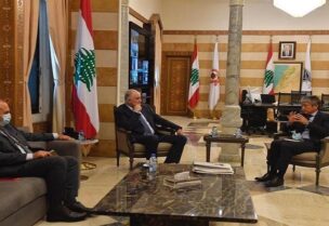 الوزير محمد فهمي وممثل مفوضية الأمم المتحدة