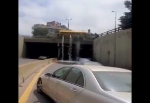 انقلاب صهريج عند جسر الرابية