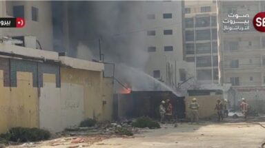 حريق في الروشة