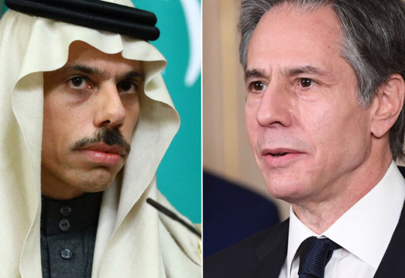 وزير الخارجية الأمريكي ونظيره السعودي