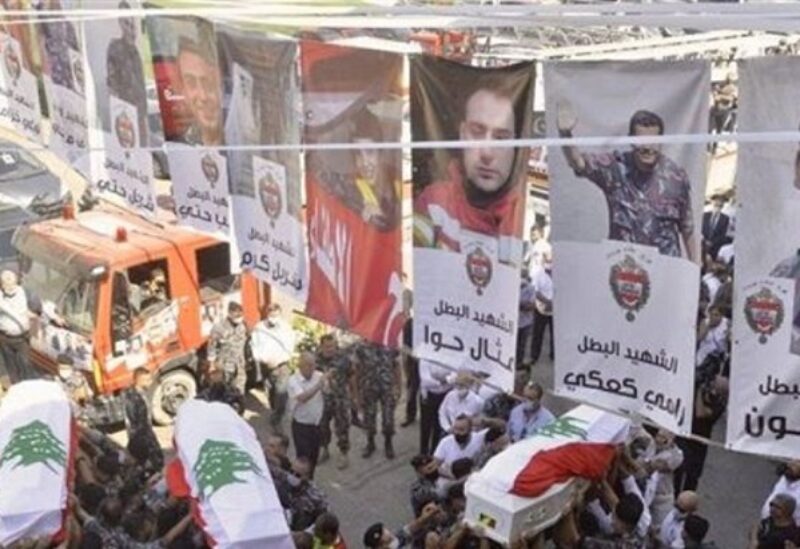 شهداء فوج اطفاء بيروت
