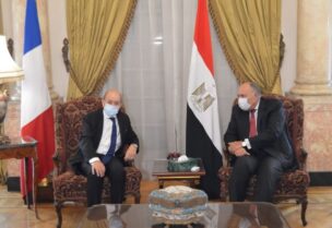 وزيرا خارجية مصر وفرنسا