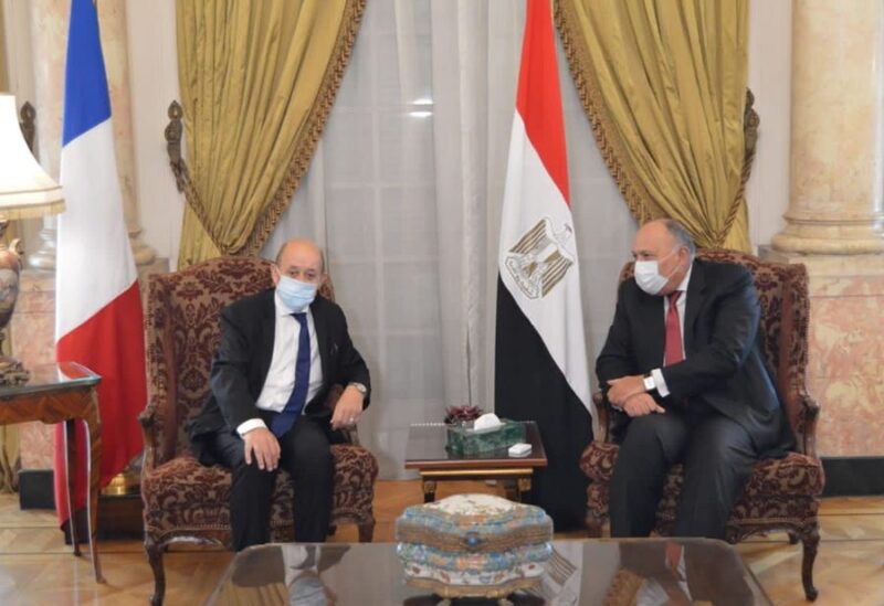 وزيرا خارجية مصر وفرنسا