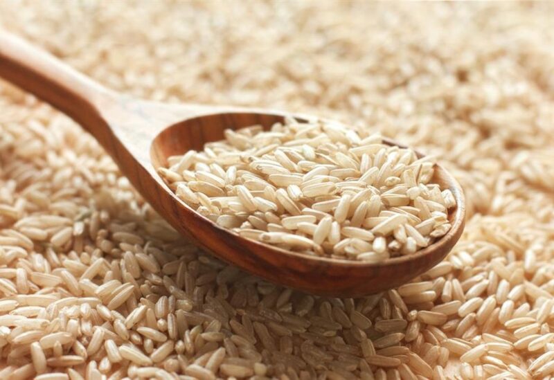 الأرز البني