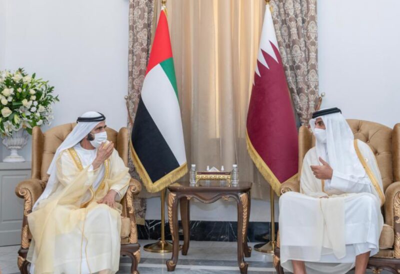 أمير قطر وحاكم دبي