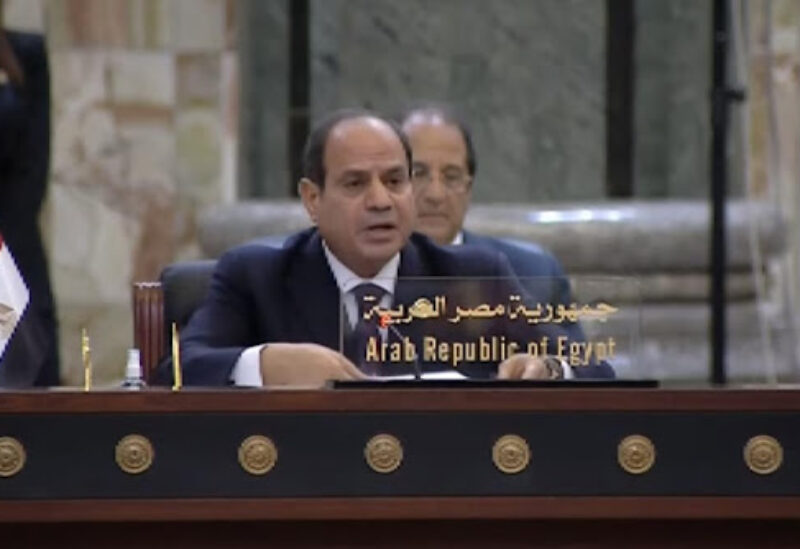 الرئيس السيسي في مؤتمر بغداد
