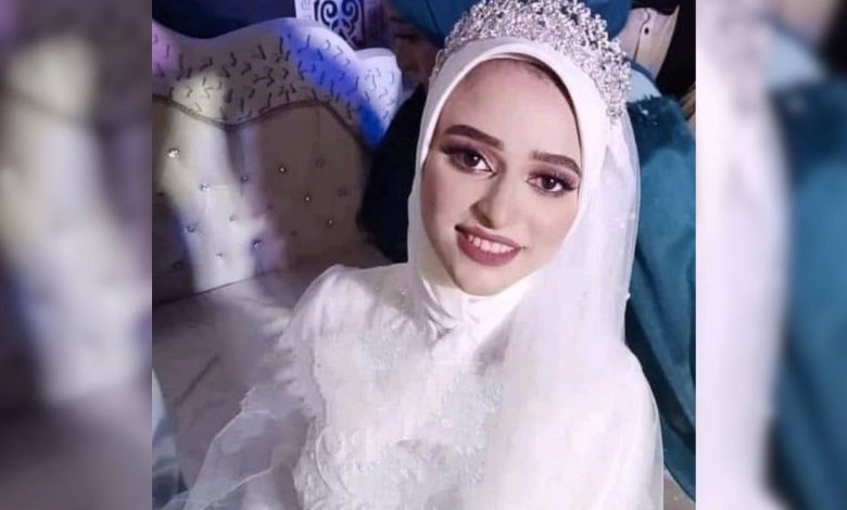  صورة متداولة للعروس المتوفاة
