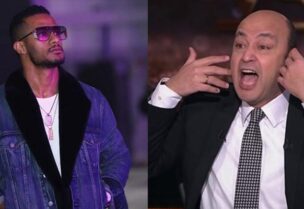 عمرو أديب ومحمد رمضان
