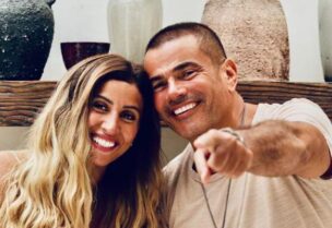 عمرو دياب ودينا الشربيني