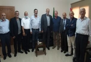 كميل شمعون يزور الجماعة الإسلامية في شحيم
