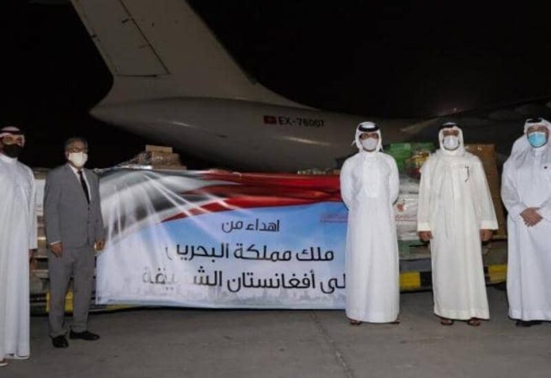 أرشيفية لقافلة مساعدات بحرينية لأفغانستان