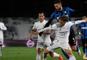 ريال مدريد يعود بفوز ثمين ملعب الانتر