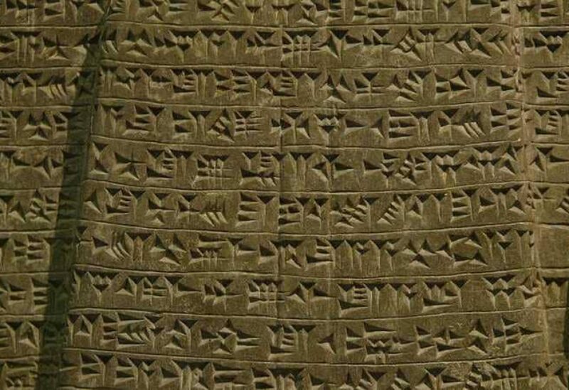 لوحة مسمارية- تعبيرية