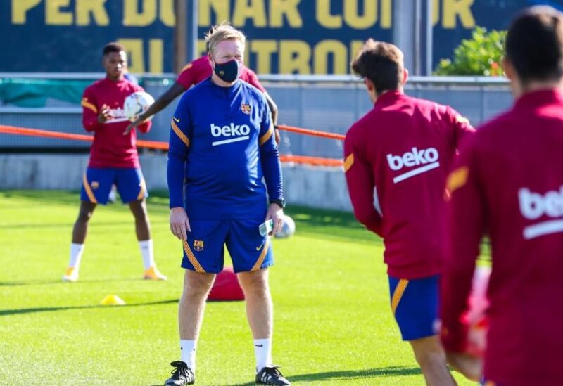 من تدريبات برشلونة