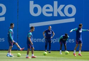 من تدريبات برشلونة