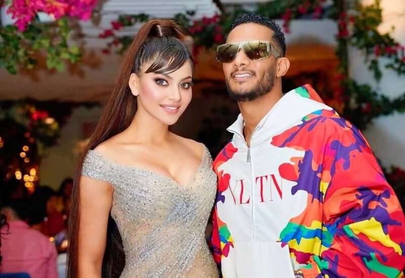 محمد رمضان وملكة جمال الهند أورفاشي راوتيلا