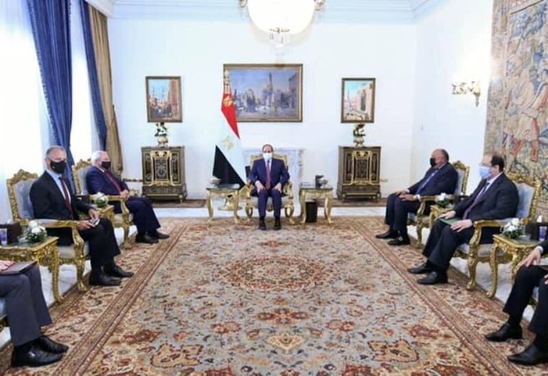 لقاء الرئيس المصري مع وفد أميركي