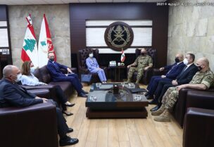 قائد الجيش استقبل المنسقة الخاصة للأمين العام للأمم المتحدة في لبنان