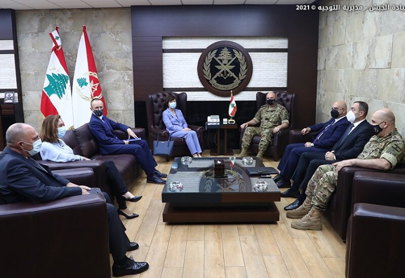 قائد الجيش استقبل المنسقة الخاصة للأمين العام للأمم المتحدة في لبنان