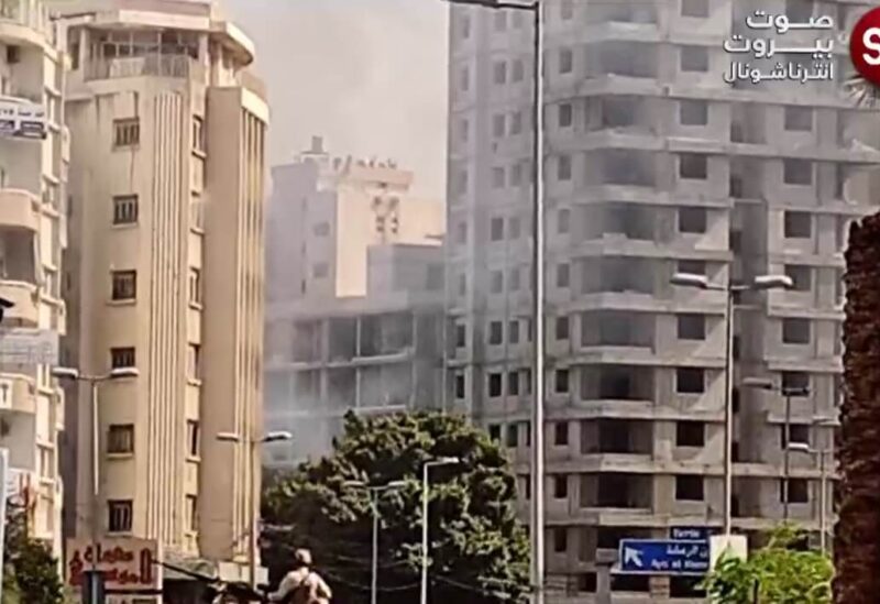 منطقة الطيونة التي شهدت اشتباكات عنيفة