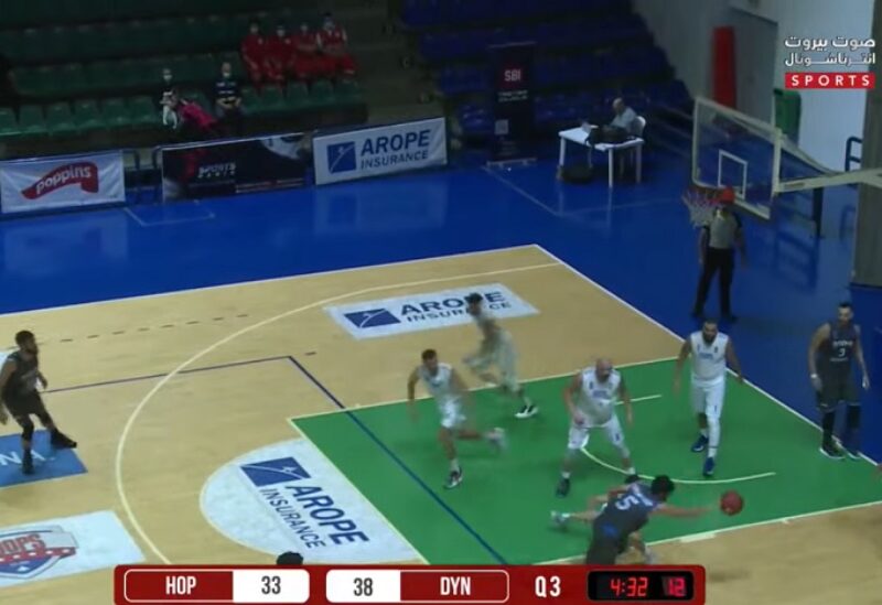 Hoops VS Dynamo Round 3 Lebanese Basketball Championship صوت بيروت إنترناشونال