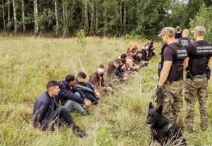 مهاجرين على حدود بيلاروس