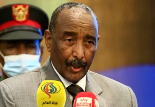 رئيس المجلس السيادي في السودان عبد الفتاح البرهان