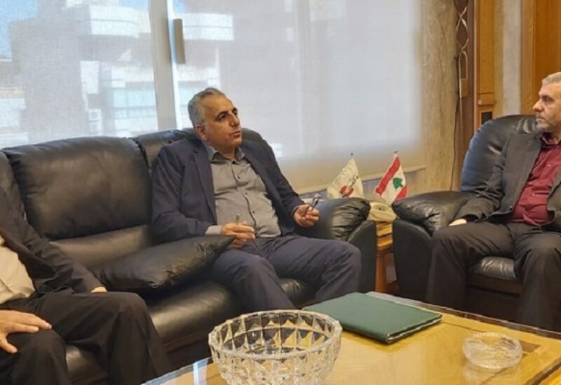 الوزير مصطفى بيرم​ وبشارة الأسمر ومحمد كركي
